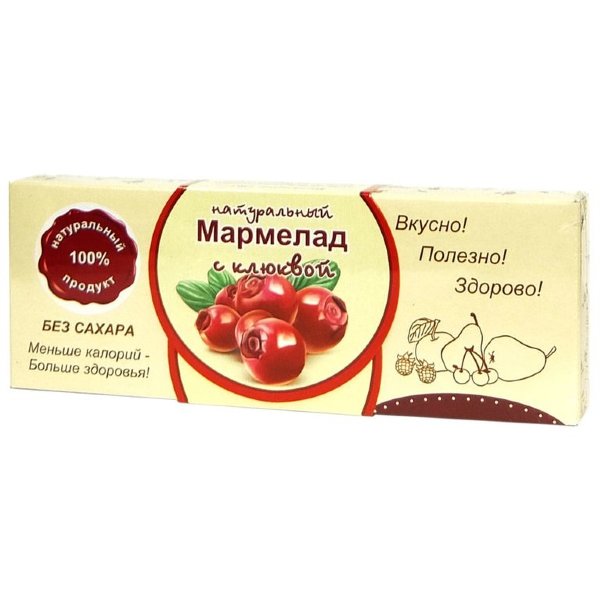 №2 Мармелад натуральный "Клюква" 140г в Шахтах