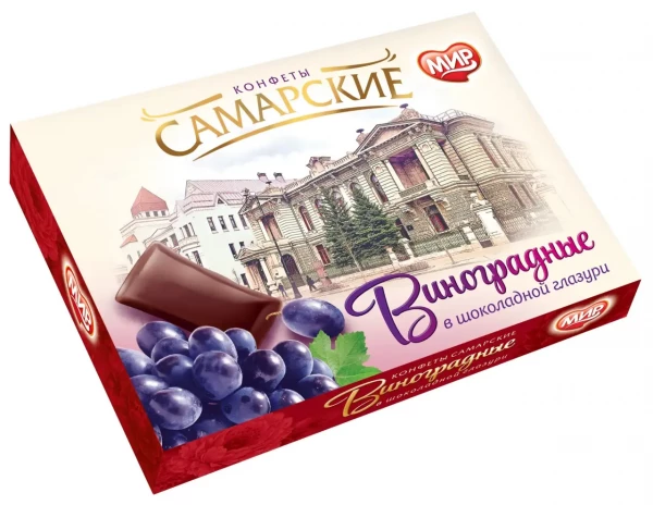 №2 КФ МИР Виноградные в шоколадной глазури 160г  в Шахтах