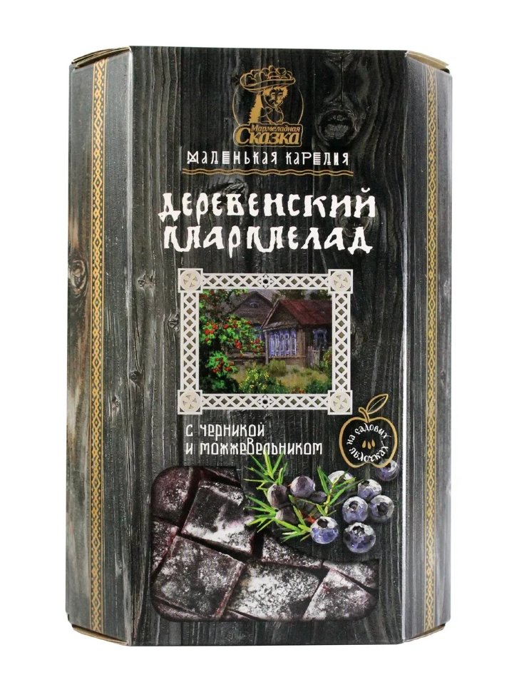  Мармелад деревенский "С черникой и можжевельником" 300г в Шахтах